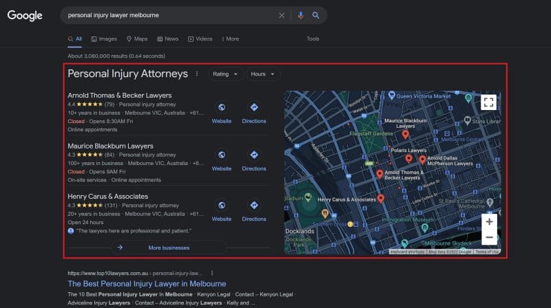 A Beginners Guide to Personal Injury SEO 5 Personal Injury Google My Business