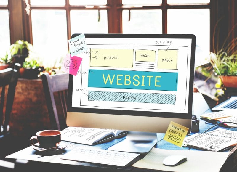 A Complete Guide to Family Law Marketing 9 website example on a computer