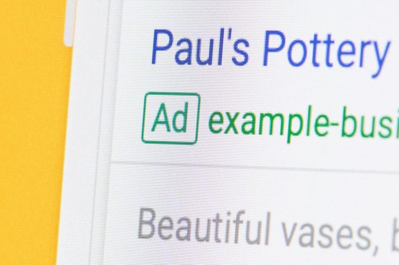 google ad example