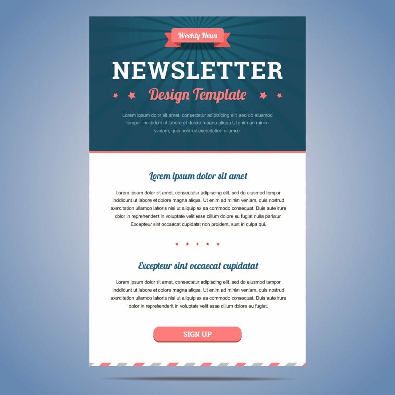 law firm email newsletter template