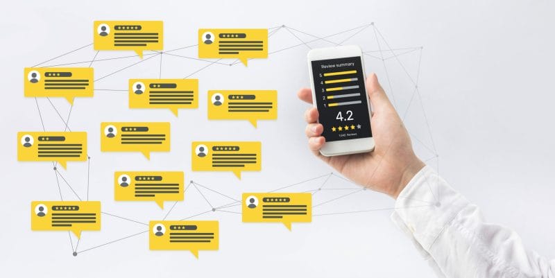 4 Effective Attorney Reputation Management Strategies 2 man using his phone and checking online review summary