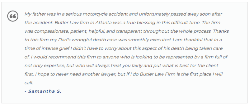4 Effective Attorney Reputation Management Strategies 17 butler firm testimonial